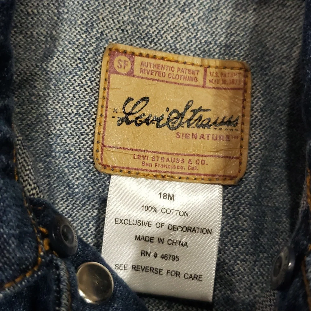 Levi's Classic Blue Kids Denim Jacket